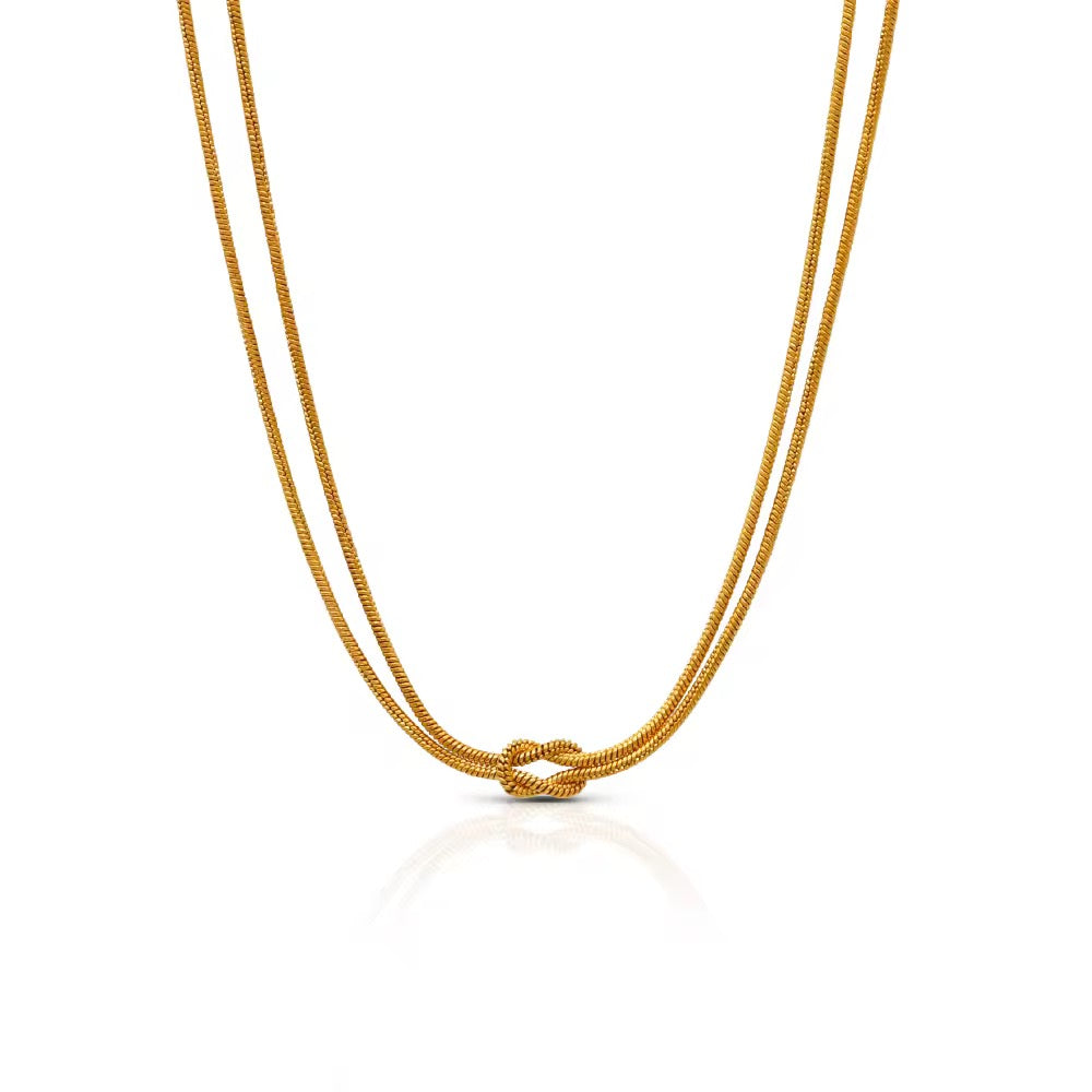 Zafina Choker Halskette | 18 Karat vergoldet | 316 L Edelstahl